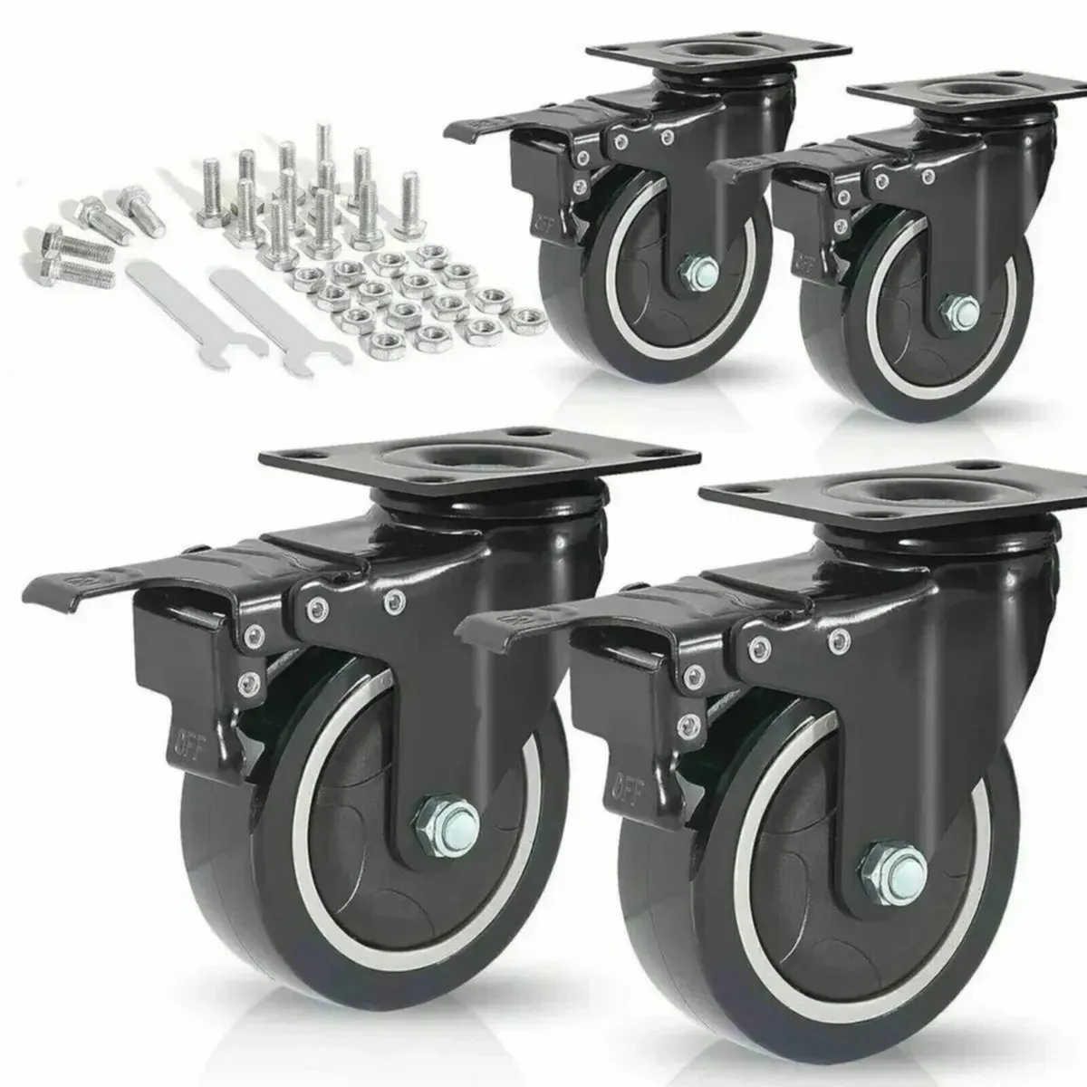 Heavy Duty 50mm Castor Wheel – 200KG Load Rating - Image 3