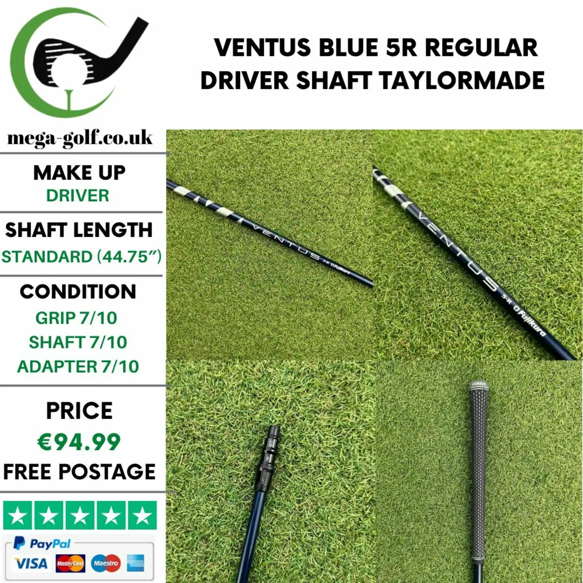 Ventus Blue 5r Regular Driver Shaft / Taylormade - Image 1