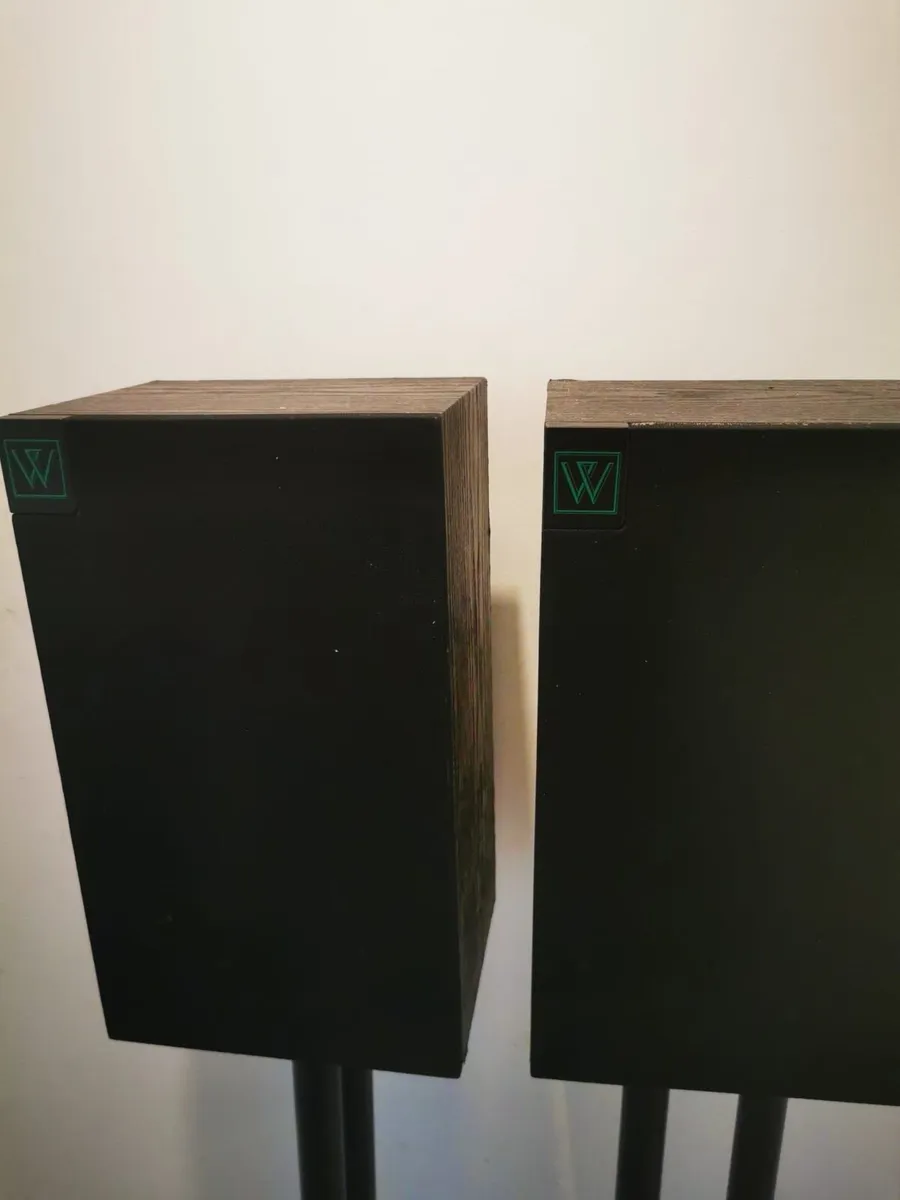 Wharfedale Speakers - On stands - Image 4