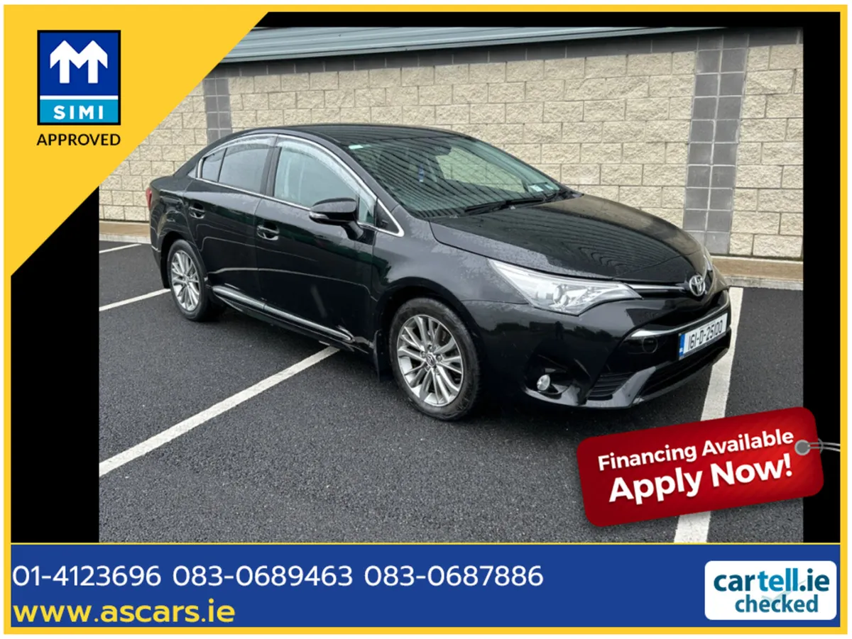 Toyota Avensis 1.6 D LUNA NAV ** IRISH CAR ** HIGH - Image 1