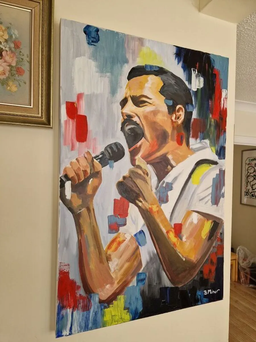 Freddie Mercury original painting - Image 2