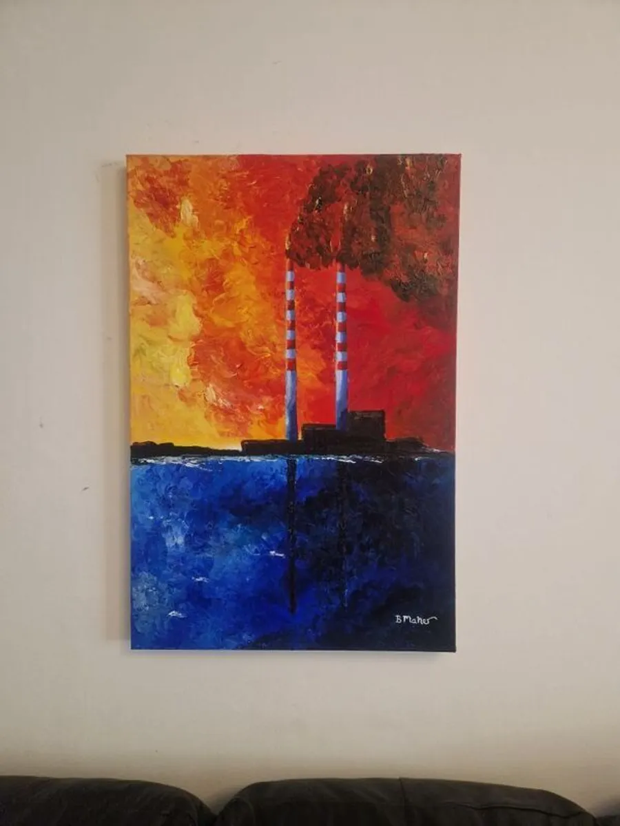 Poolbeg Chimneys Dublin - Image 1
