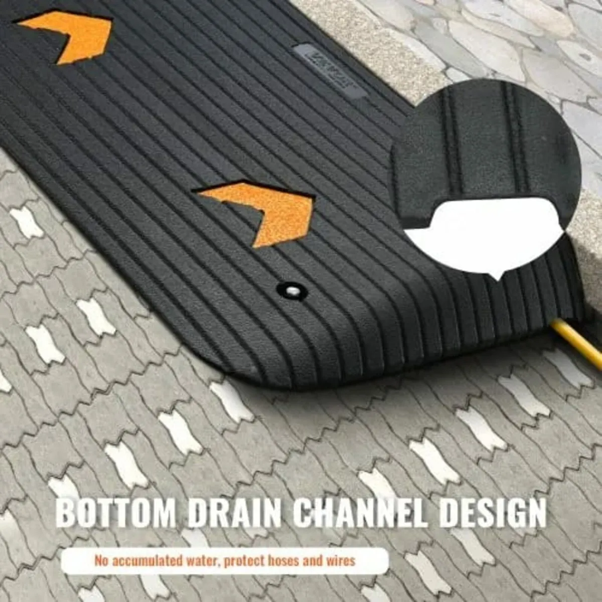 Upgraded Rubber Threshold Ramp, 3.5" Rise Door Ram - Image 2