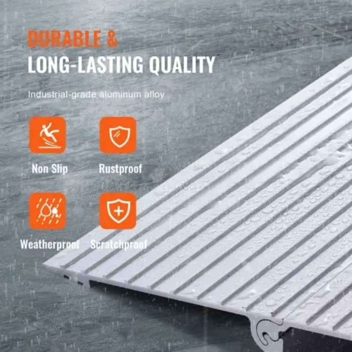 Door Threshold Ramp, 2" Rise, 800 lbs Load Capacit - Image 2