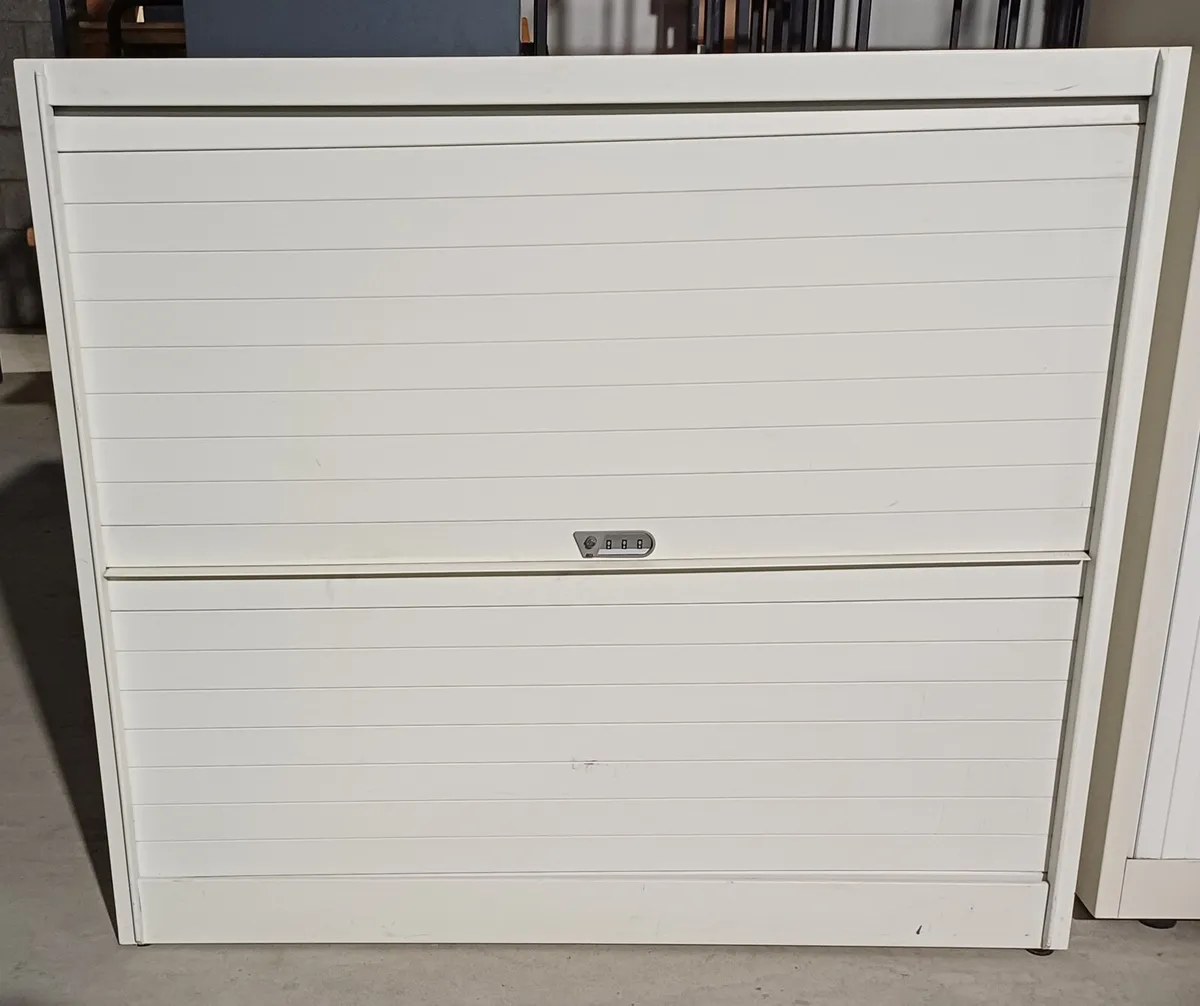 1.05m Bulo Steel Tambour Cabinet - Image 1