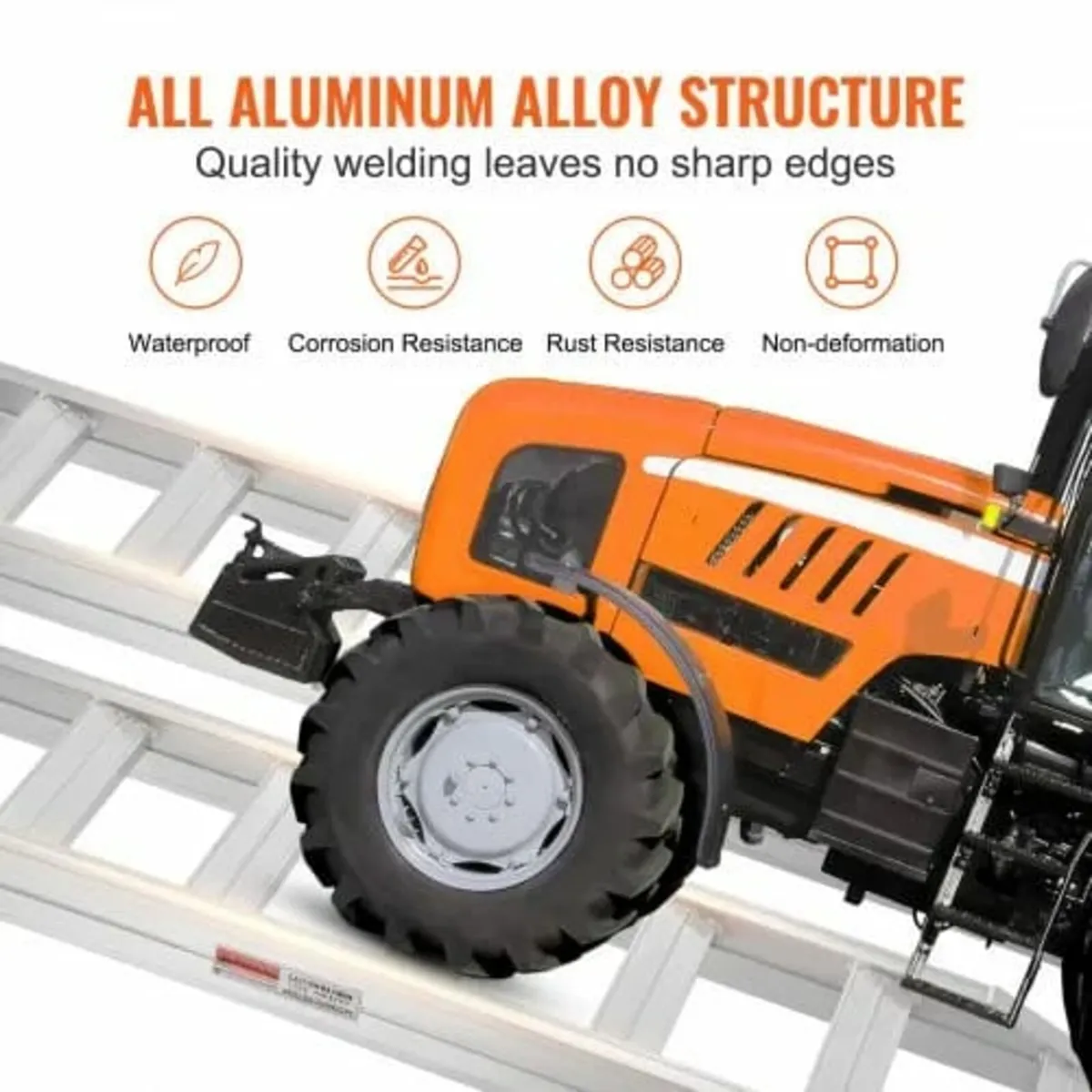 Aluminum Ramps, 8810 lbs, Heavy-duty Ramps with To - Image 2