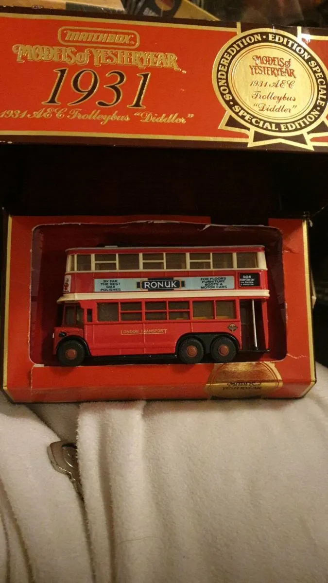 VINTAGE....MATCHBOX..BUS ...1931...,