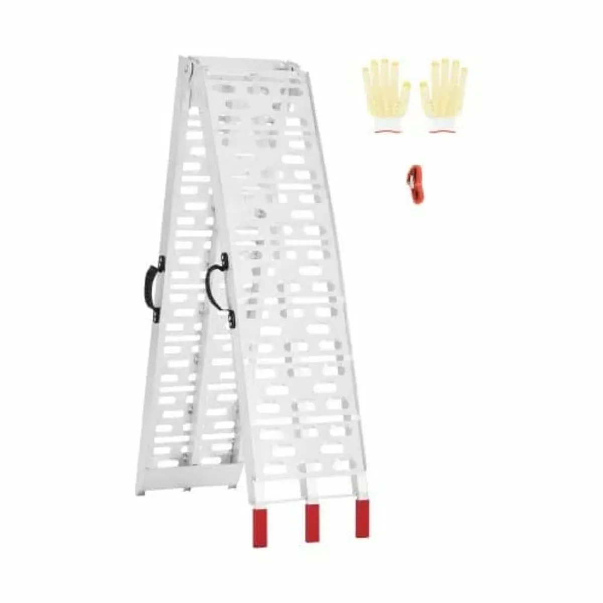 Aluminum Ramps, 750 lbs, 1Pcs Heavy-duty Ramps wit - Image 1