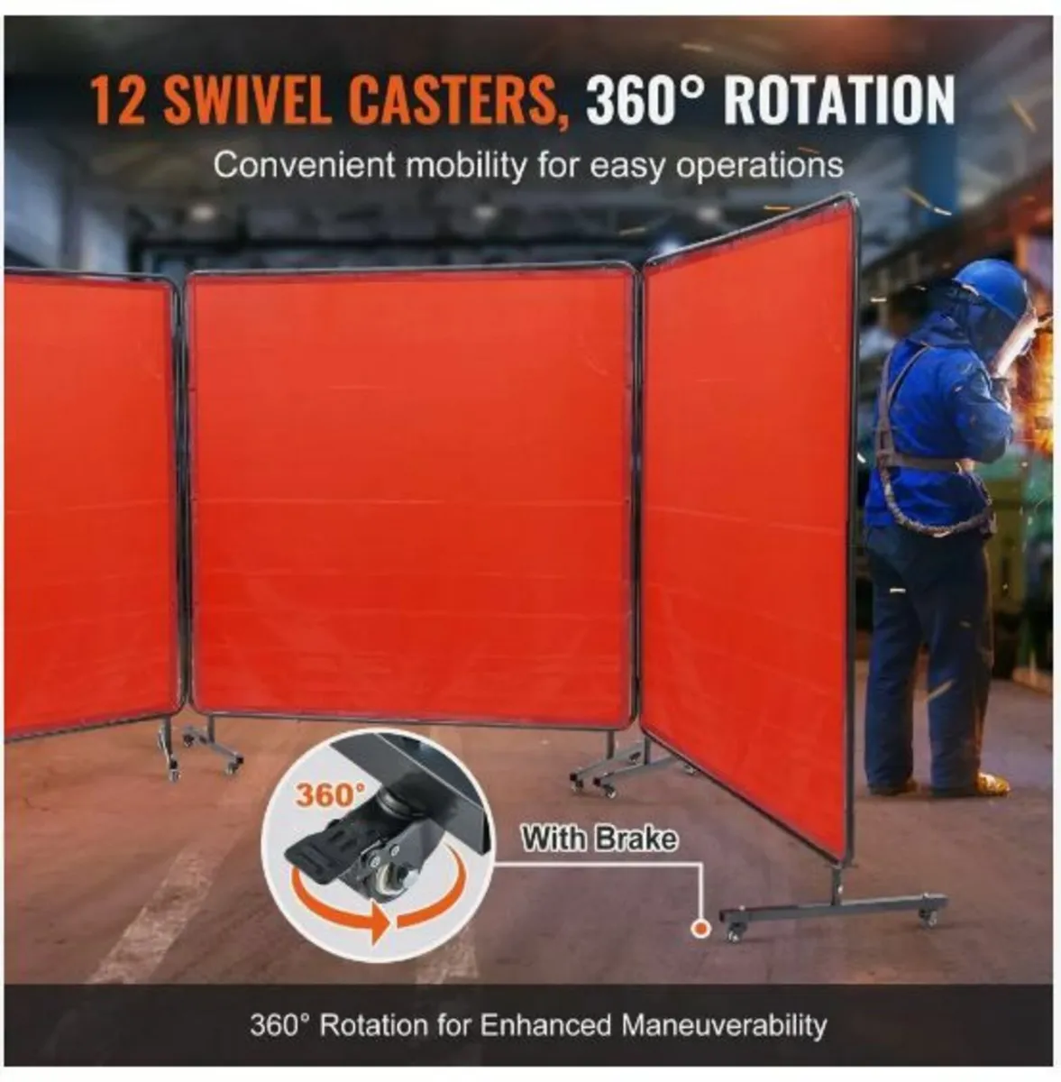 Welding Screen with Frame - Image 3