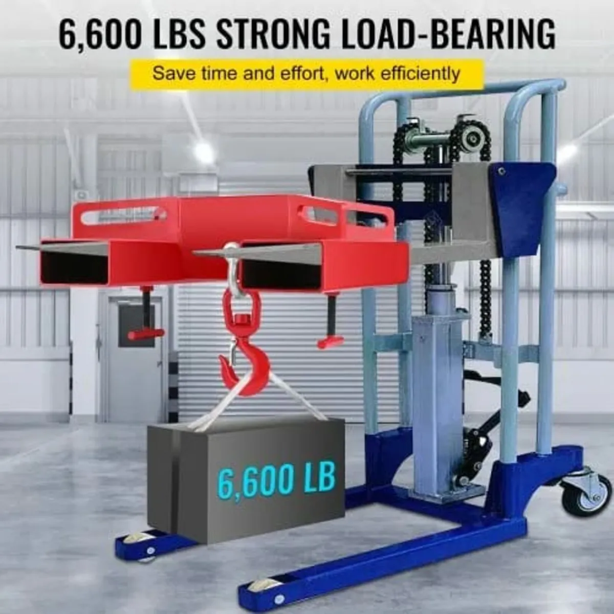 3 Ton Forklift Lifting Hook 6000 LBS/3000KG Capaci - Image 4
