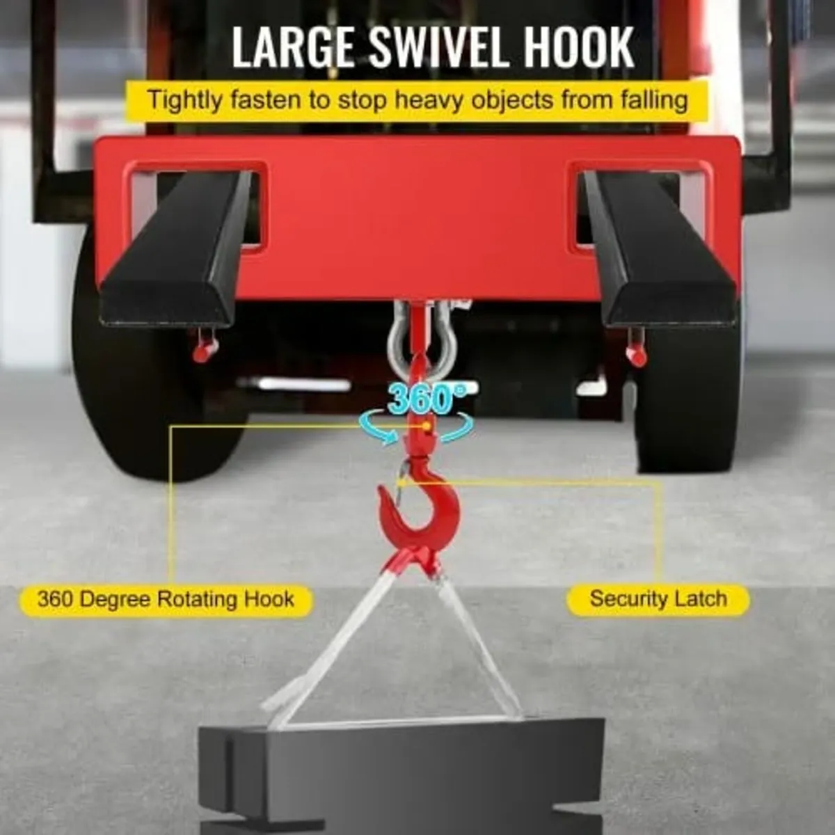 2 Ton Forklift Lifting Hook 4000 LBS/2000KG Capaci - Image 4