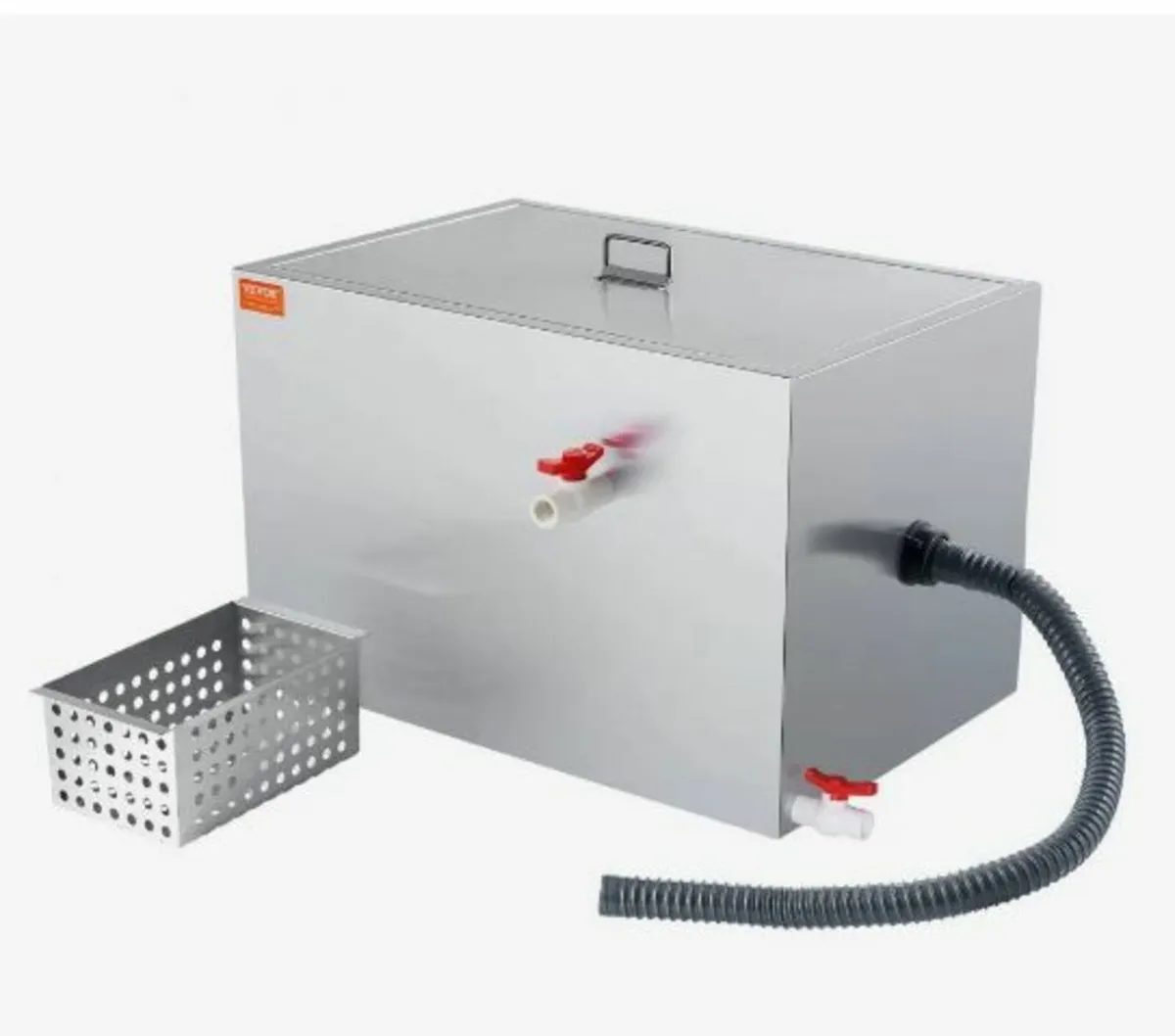 Commercial Grease Trap, 40 LBS Grease Interceptor - Image 1