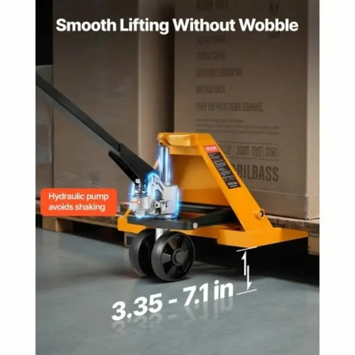 Pallet Jack, 2.5T Load Capacity, Manual Pallet Tru - Image 2