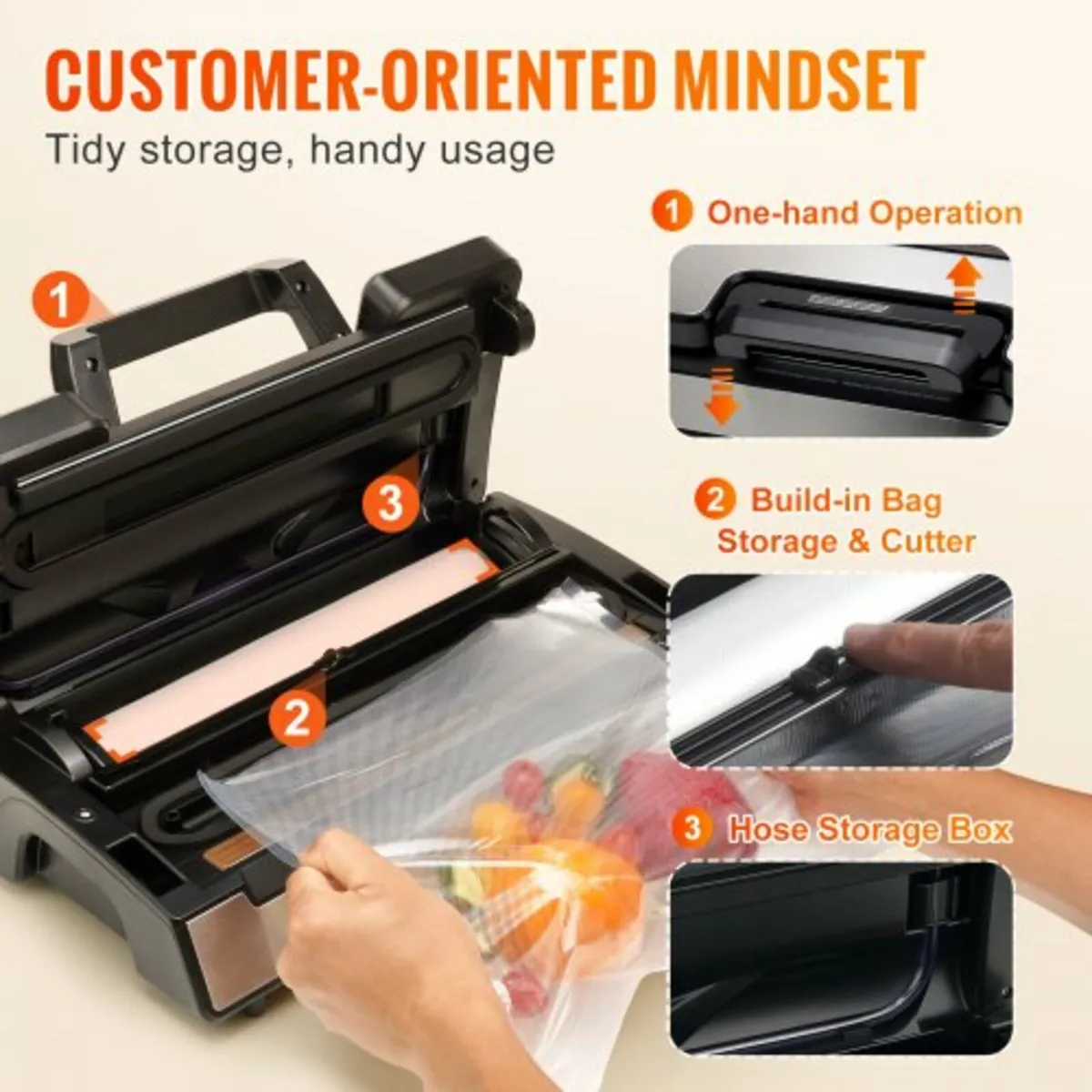 Vacuum Sealer Machine Food Preservation Storage Sa - Image 4