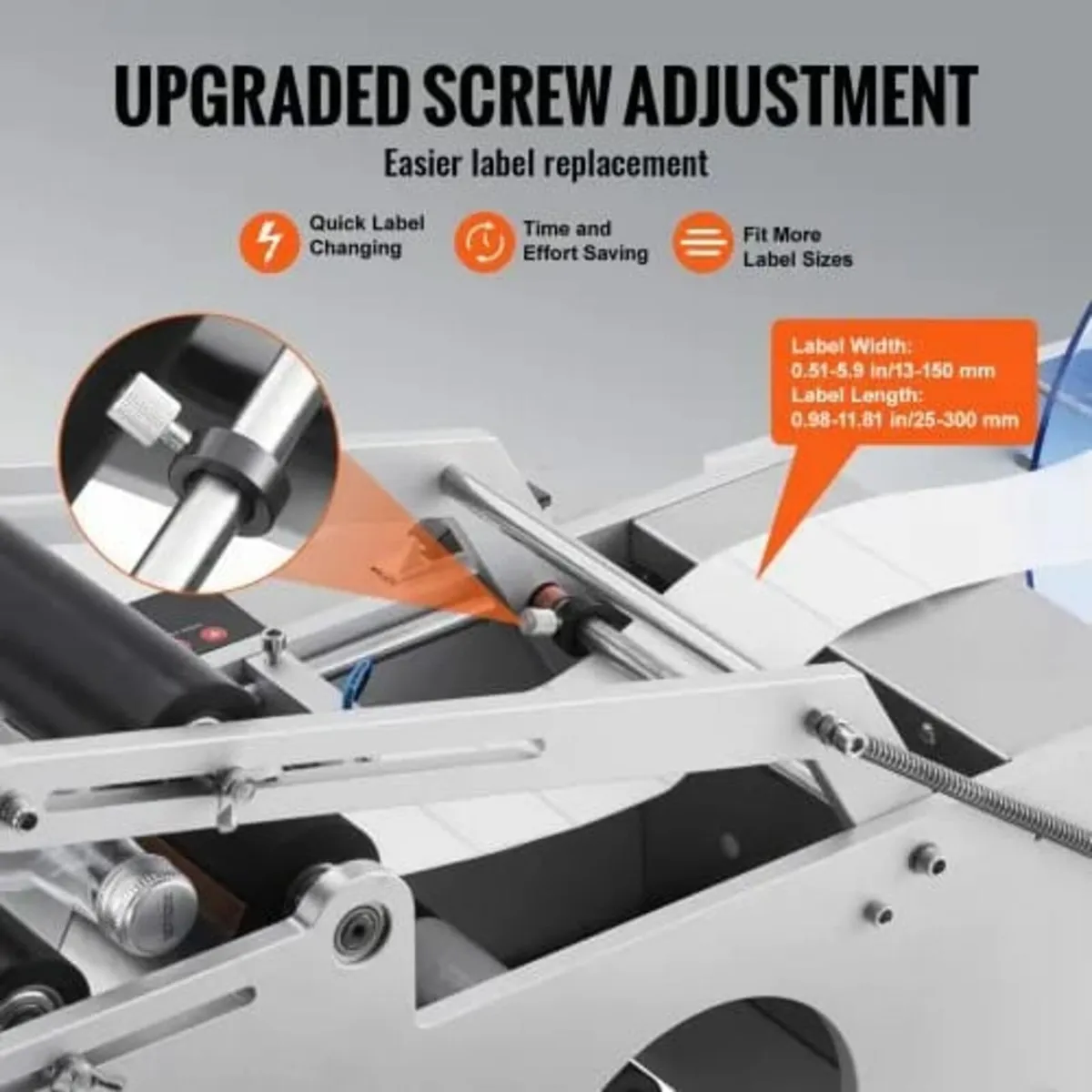 Semi-Automatic Round Labeling Machine, 20-50pcs/mi - Image 4