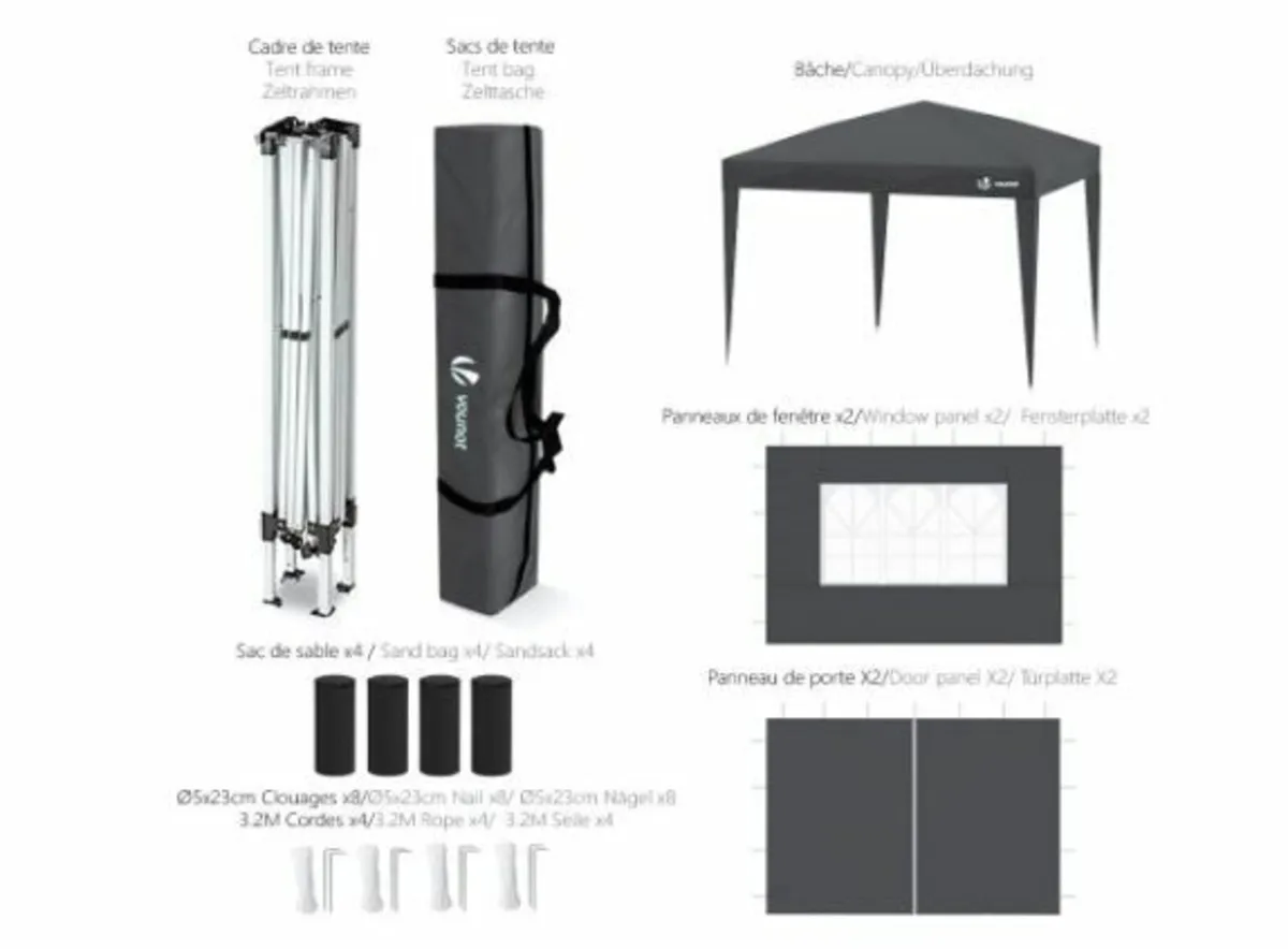 gazebo 3x3m - Image 2