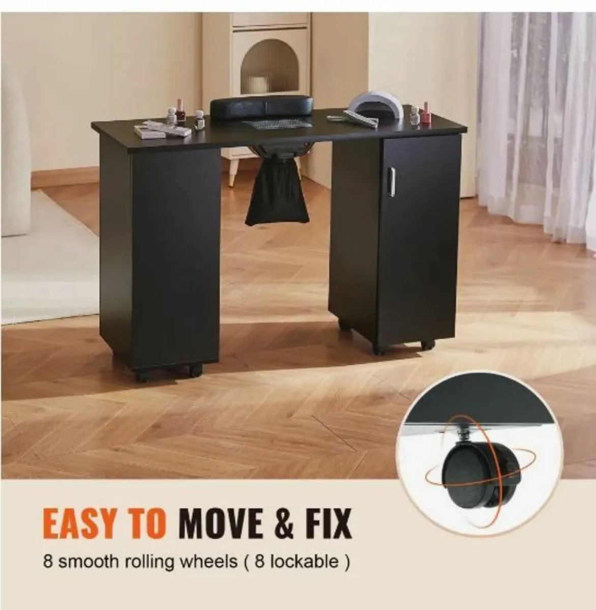 Manicure Table, Nail Table Station - Image 4