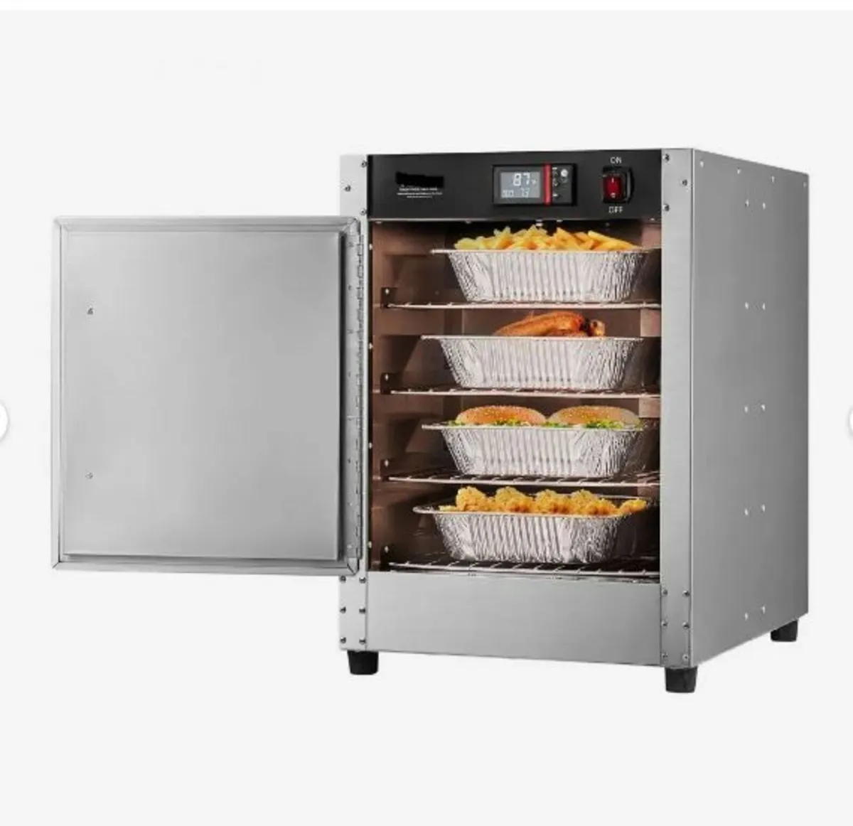 Hot Box Food Warmer, 4-Tier - Image 1