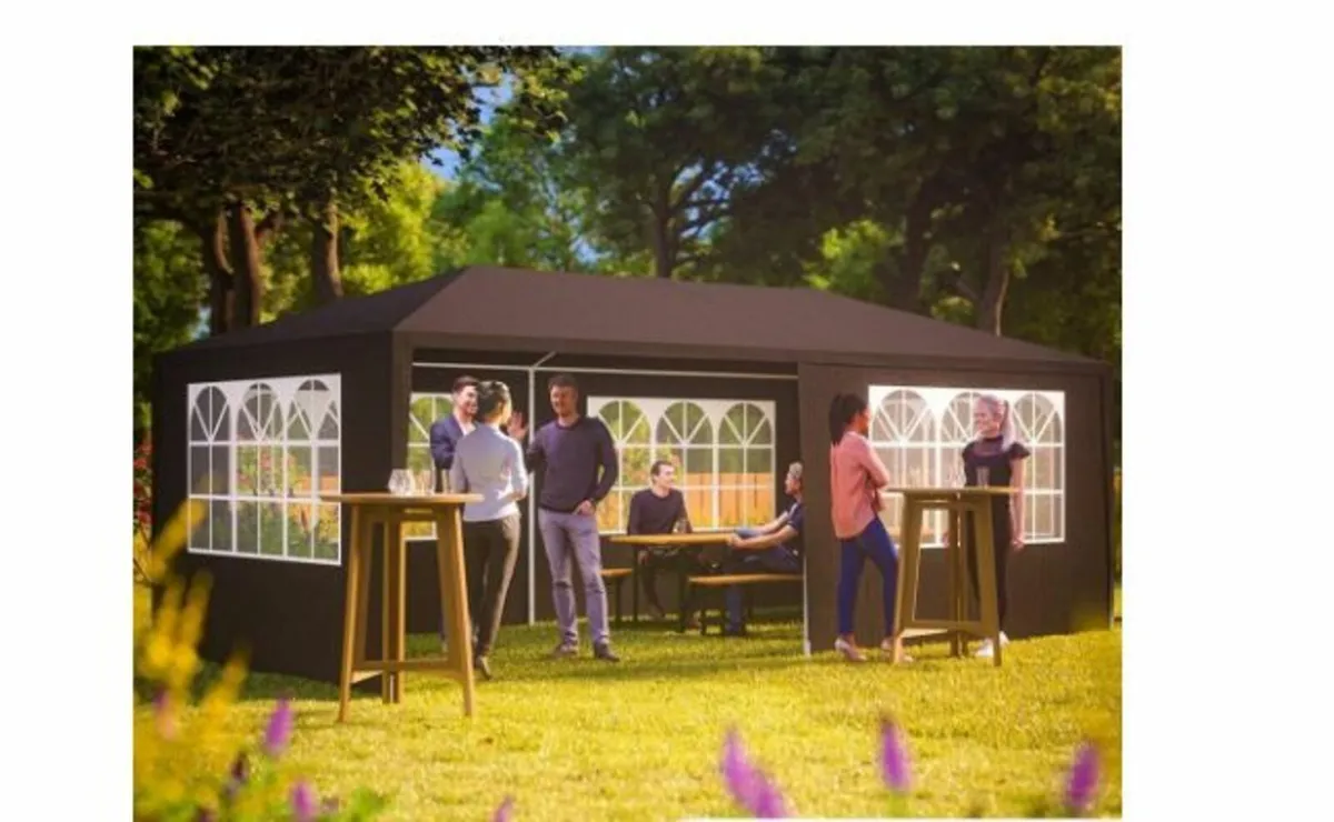 Gazebo 3 x 6 m UV Protection - Image 2
