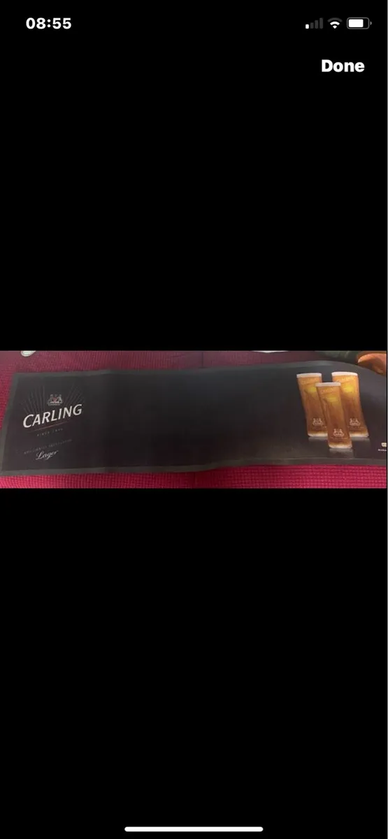 Large Carling Bar Runner/ Drip Mat - Image 2