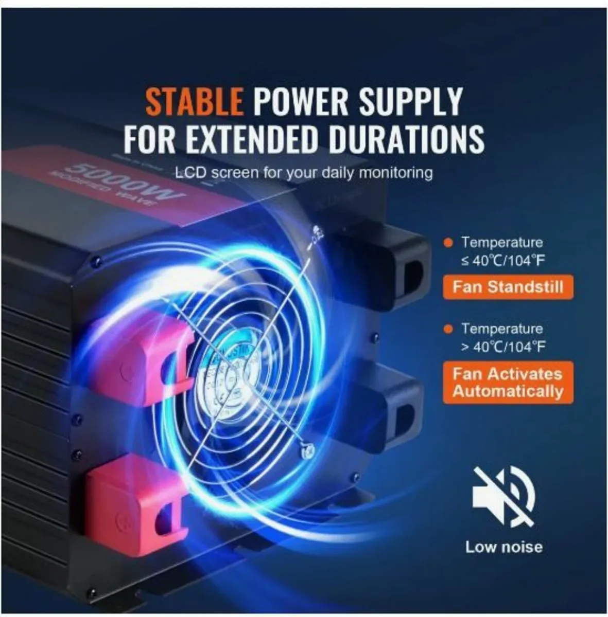 Modified Sine Wave Inverter, 5000W - Image 4
