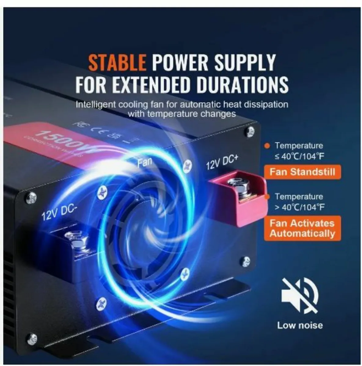 Modified Sine Wave Inverter, 1500W - Image 3