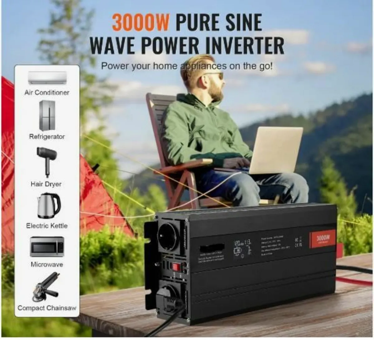 Pure Sine Wave Inverter, 3000 Watt - Image 3
