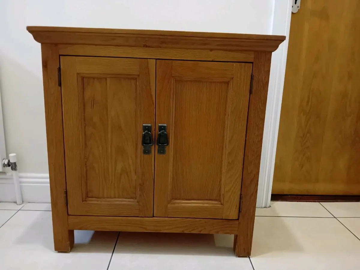 Solid Oak Cabinet - Image 1