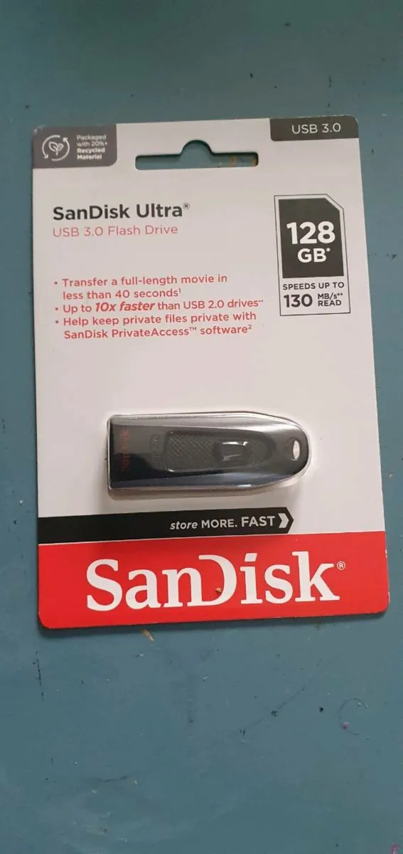 SanDisk 128gb USB Memory Sticks