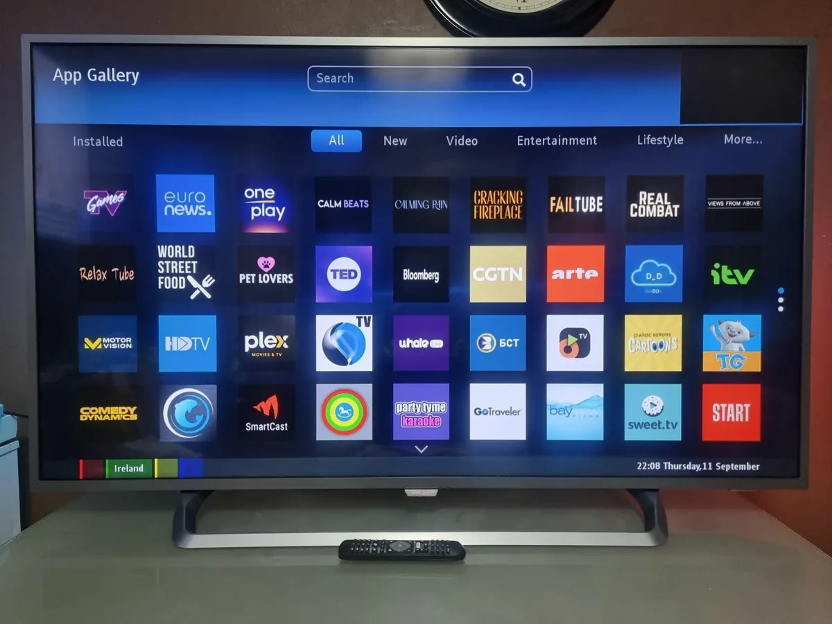 55" Philips Ambilight 4K HDR Smart LED TV - Image 3