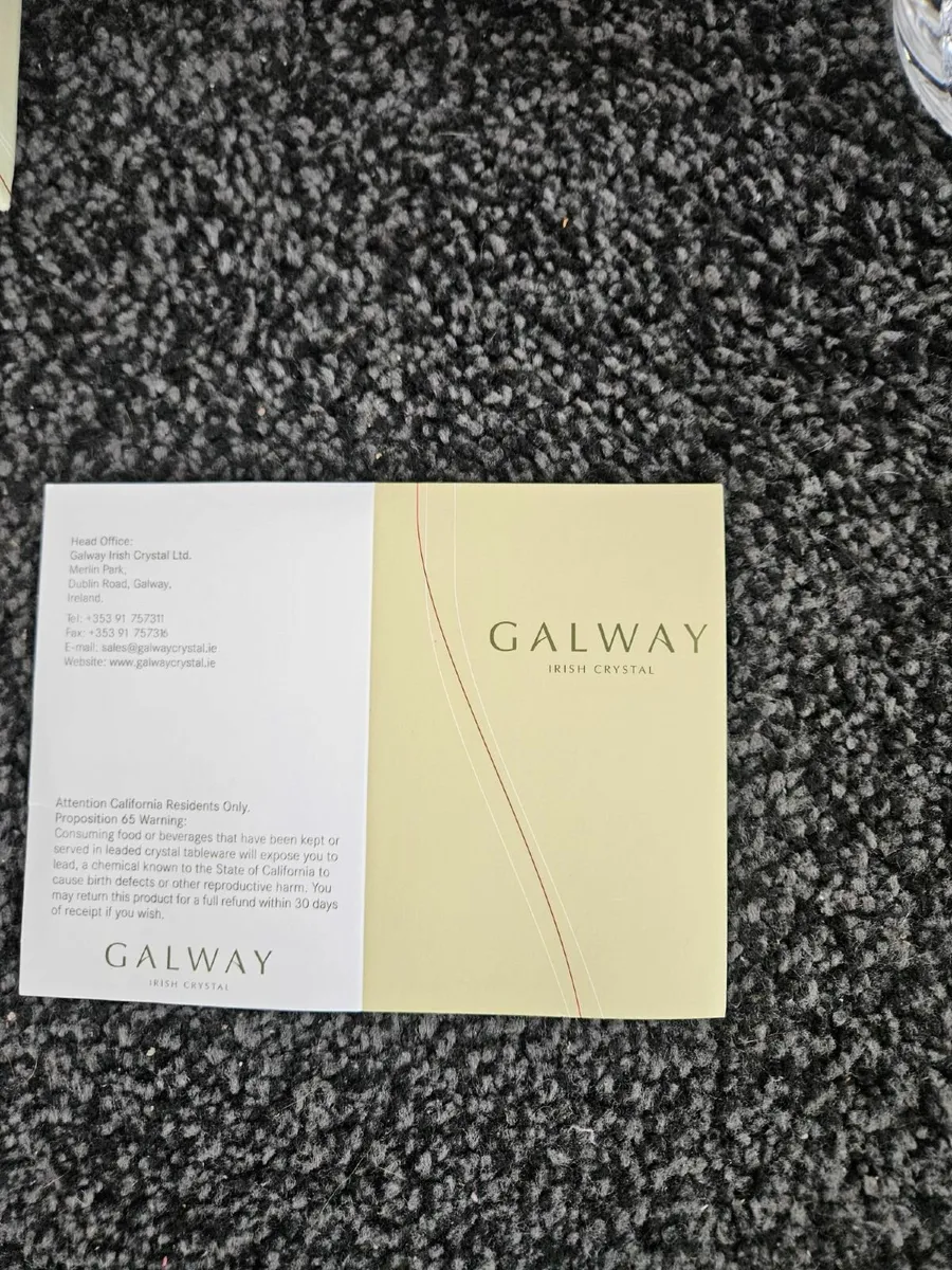Galway Crystal vase - Image 3