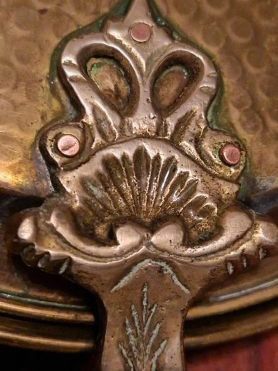 Brass BEDPAN and FORKS SET from Holland - Image 3