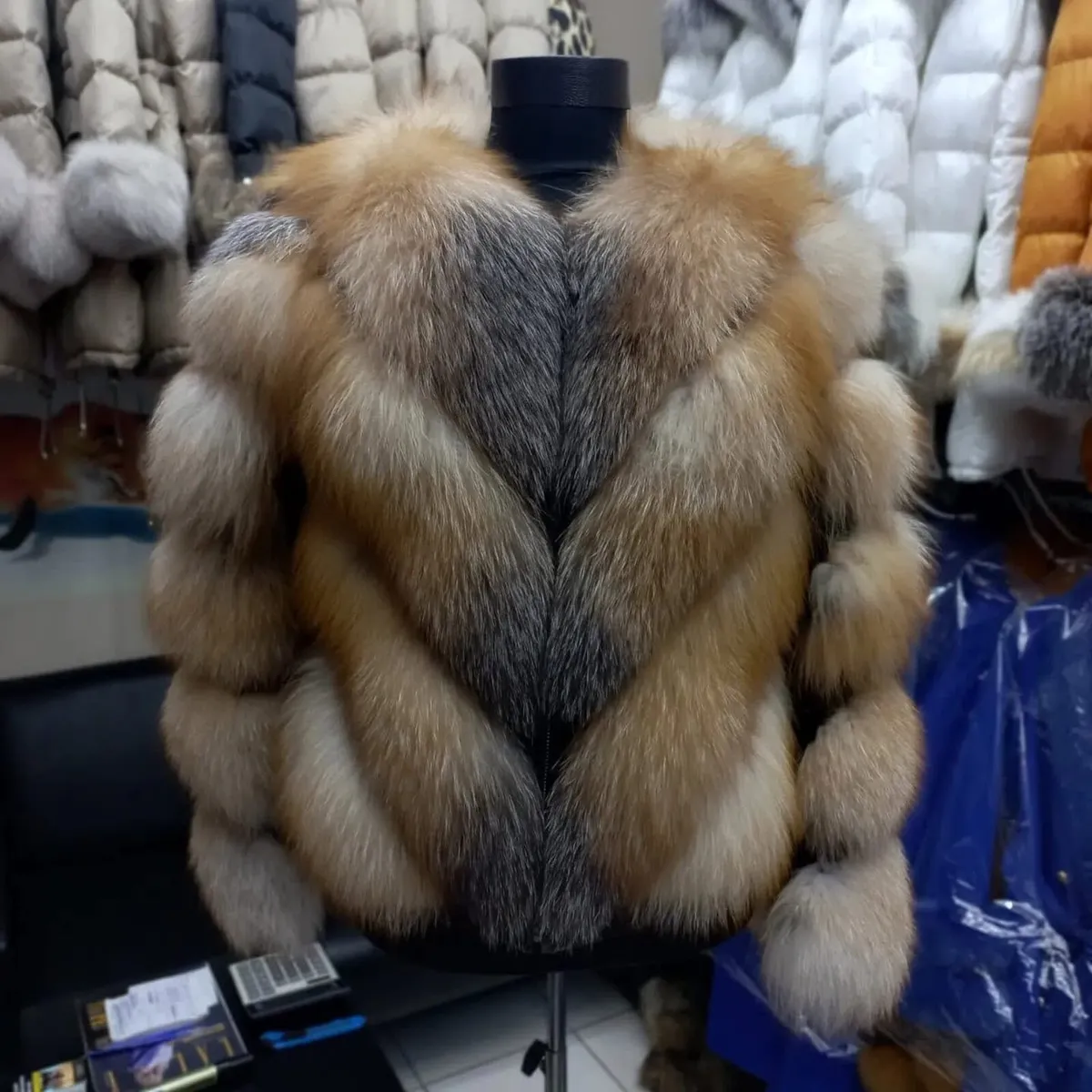 Natural Fur Coat- Brand New - Image 2
