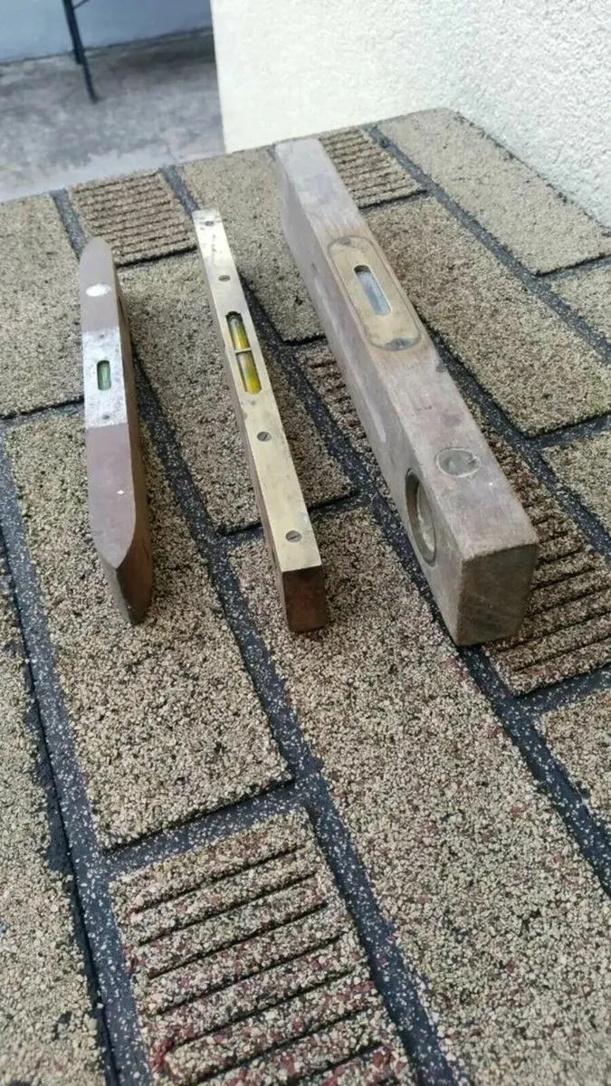 3. Antique wooden levels - Image 4