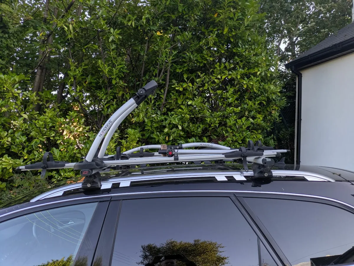 Roof Bars for Audi A6 Allroad plus x4 bike racks - Image 4