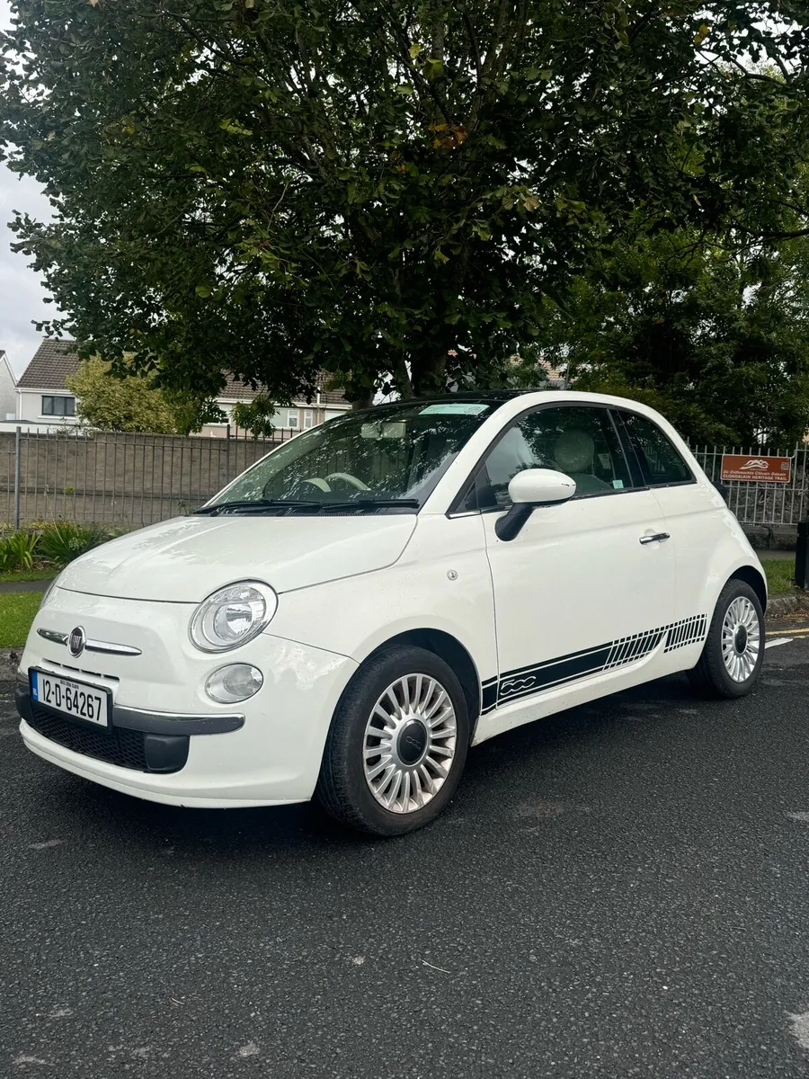 2012 fiat 500 pan roof - Image 1