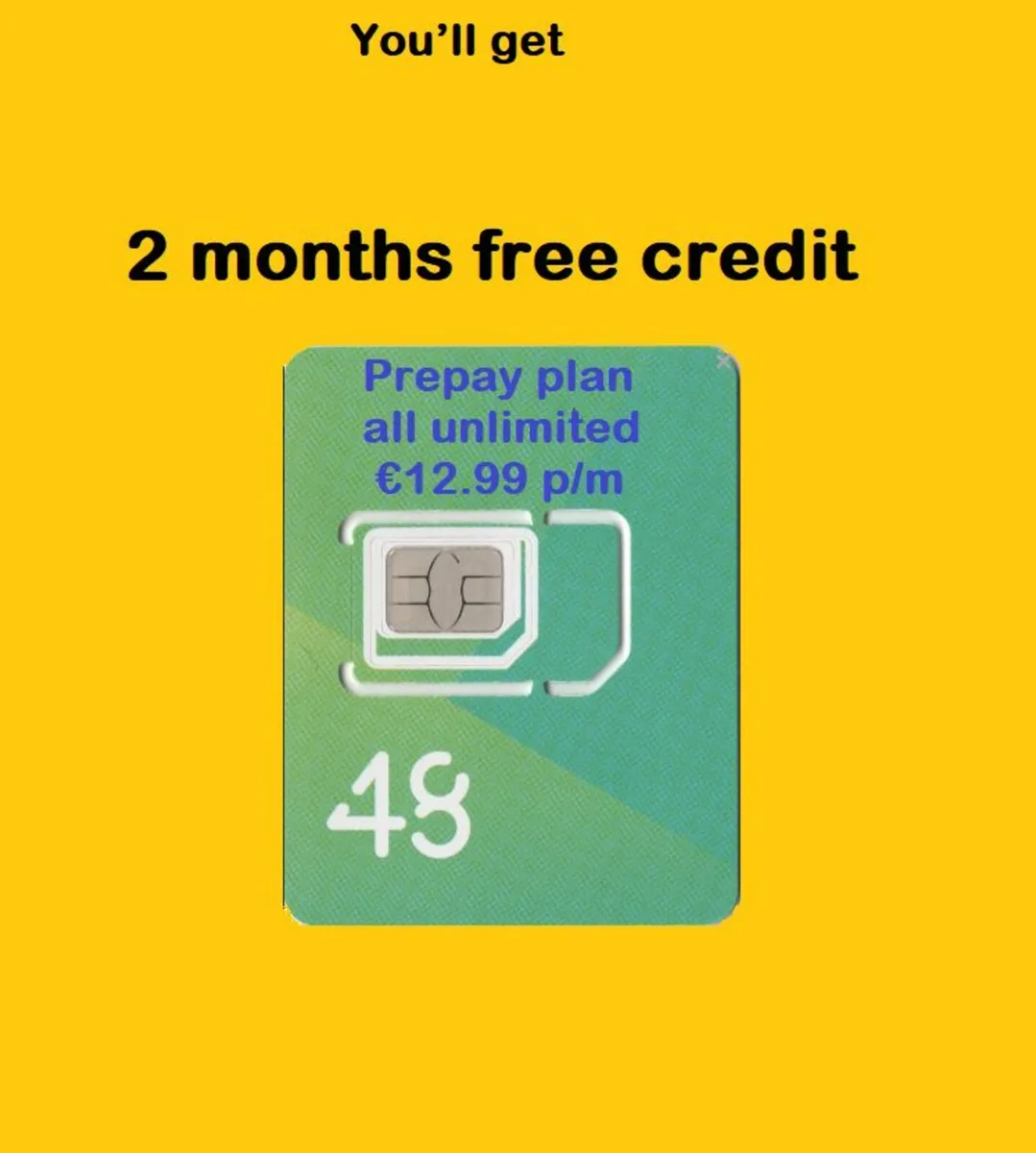 Free credit with new  Sim card  / Keep your number - Image 1
