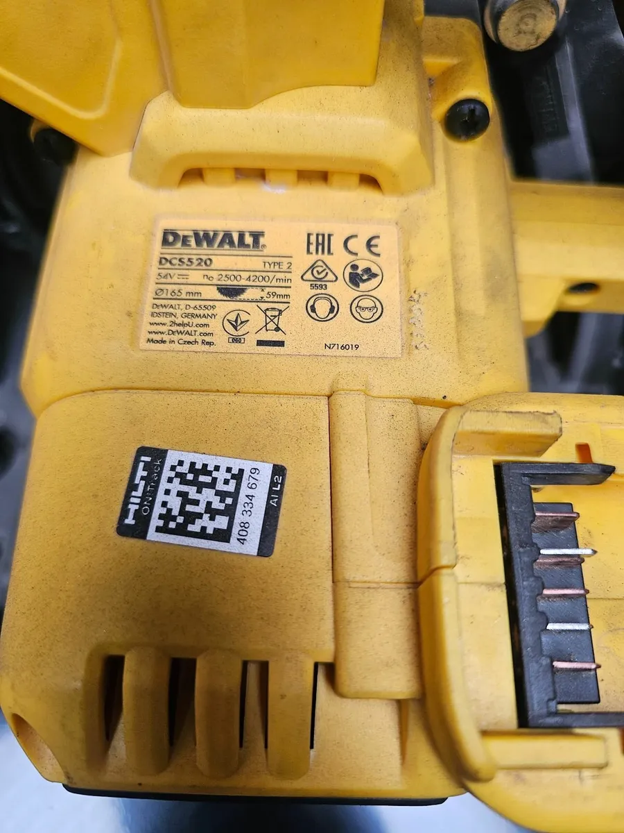 Dewalt 54v plugne saw - Image 2