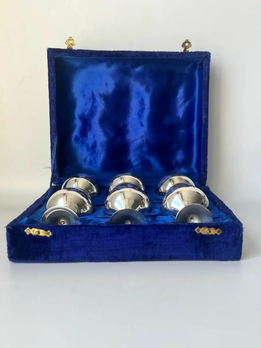 Vintage Silverplated Goblets - Image 2