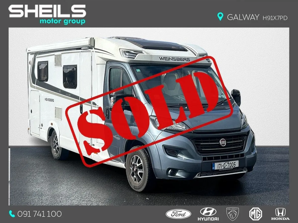 2017 Fiat Ducato WEINSBERG CARA COMPACT  €65,000 - Image 1