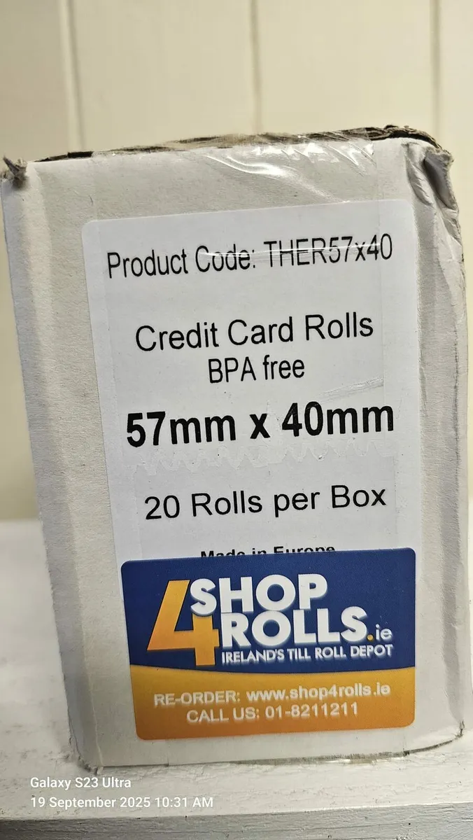 Credit card machine paper rolls - Image 1