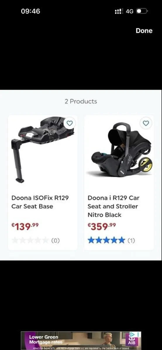 Doona Buggy isofix and accessories - Image 1