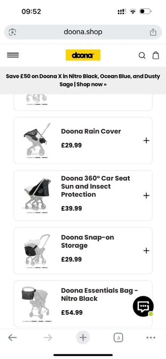 Doona Buggy isofix and accessories - Image 4