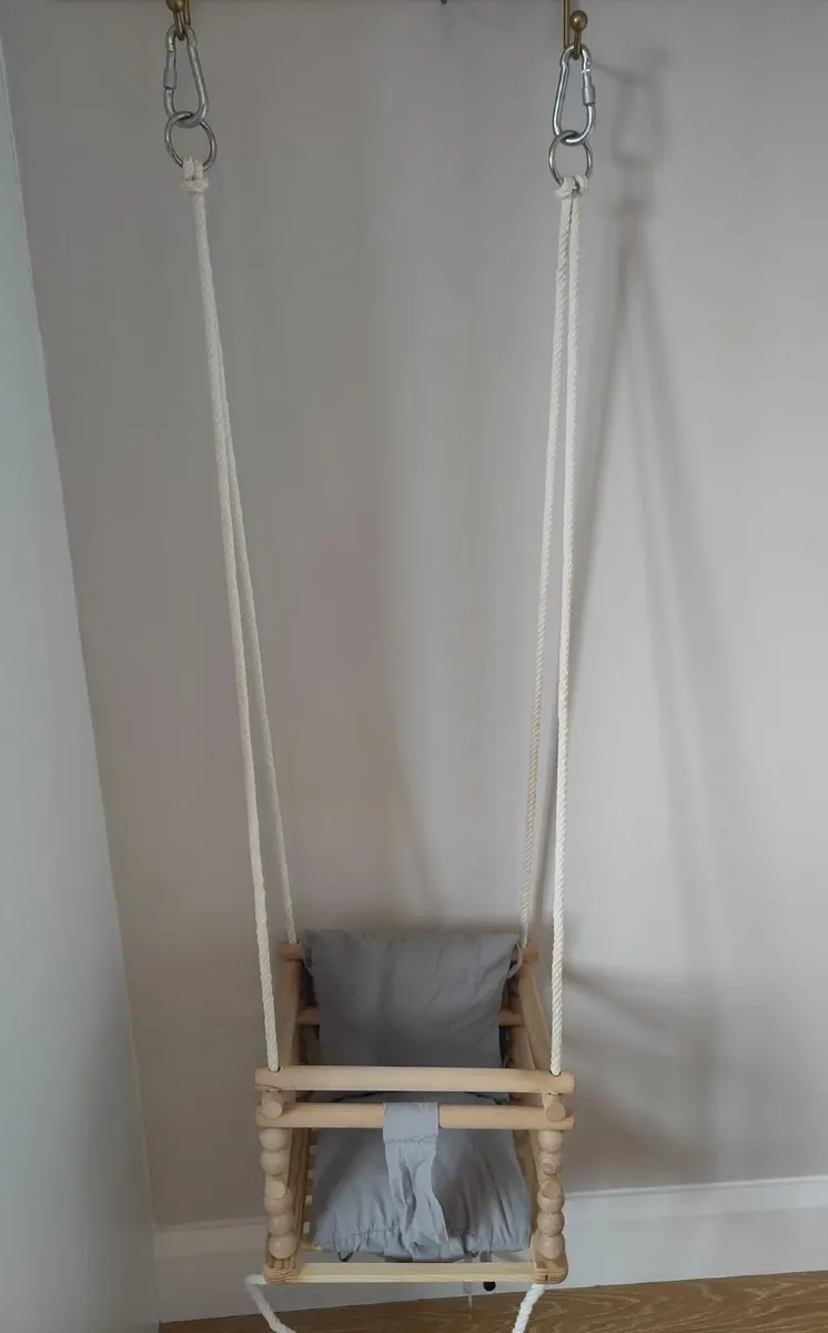 Wooden Baby Swing - Image 2