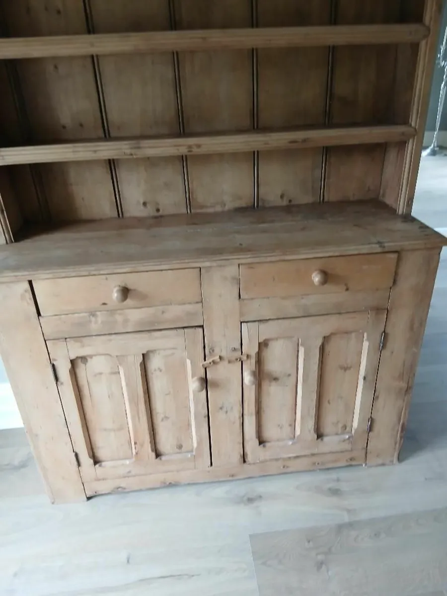 Antique Pine Dresser - Image 4