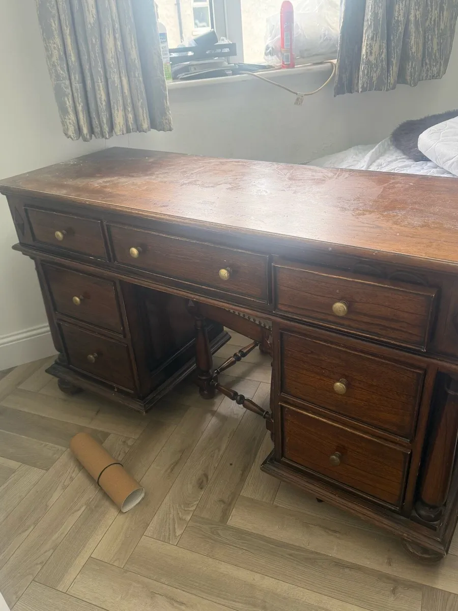 FREE vanity wood desk - Image 1