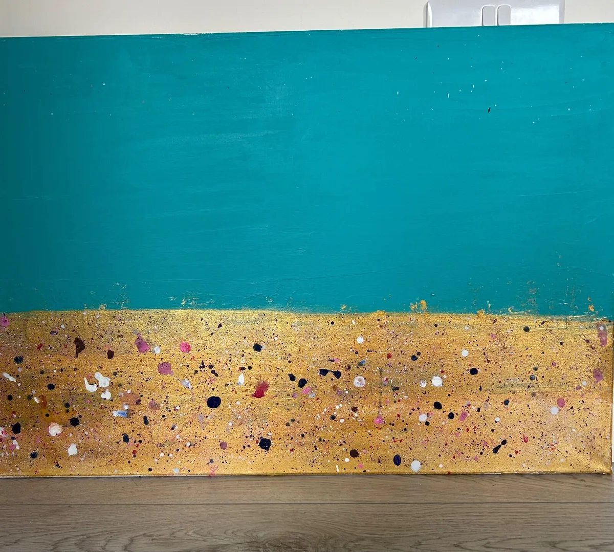 “Golden beach “ abstract painting - Image 4