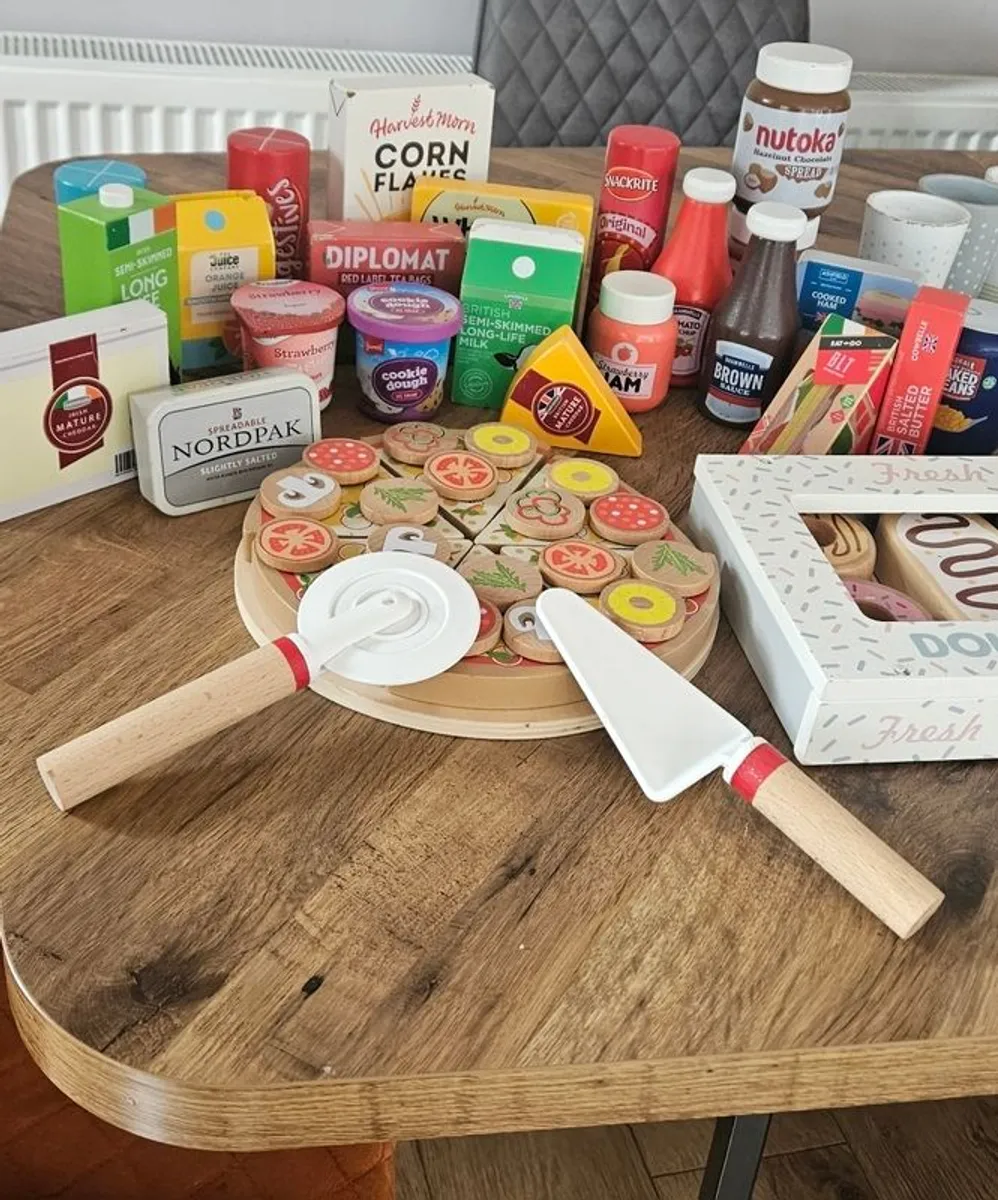 Wooden Kitchen with Accessories - Image 2
