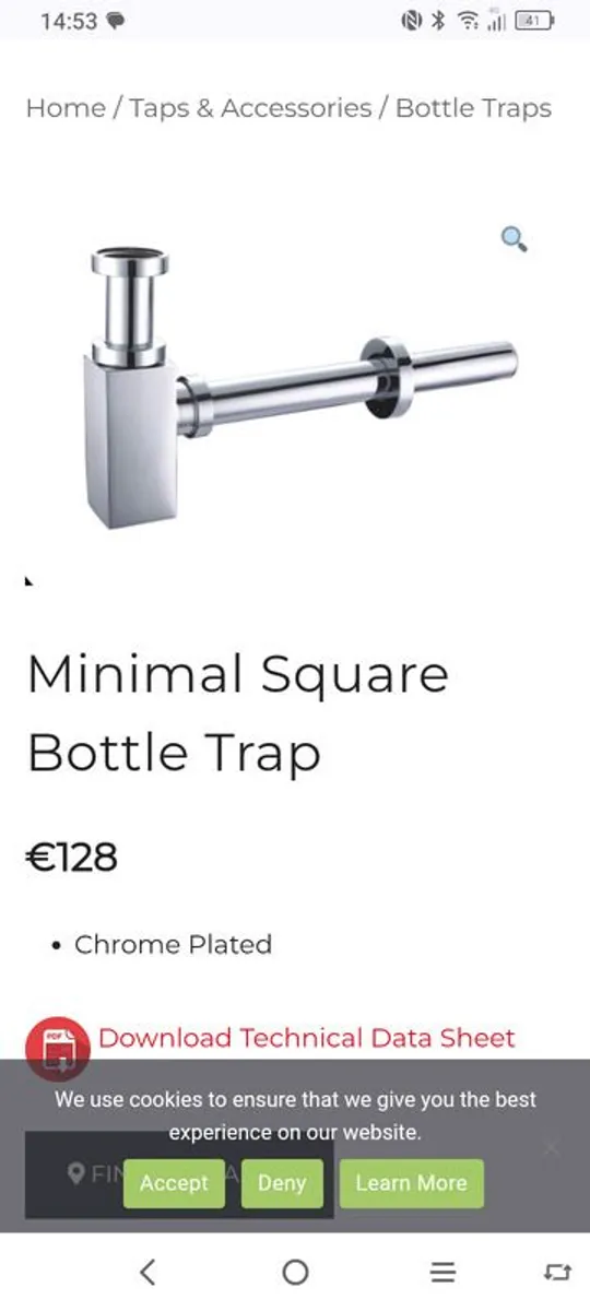 Toilet, sink and waste - Image 3