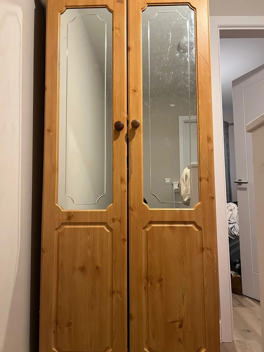 Double Glass Wardrobe - Image 1